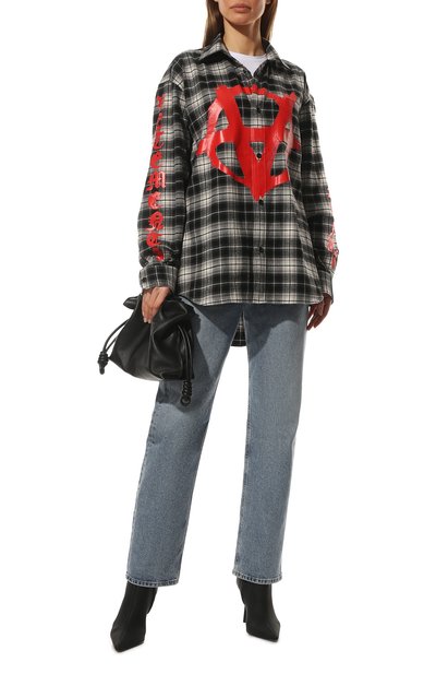 Хлопковая рубашка VETEMENTS, арт. UE52SH800B 1011/W, фото 2