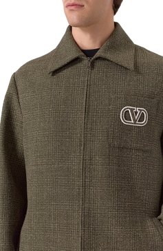 Куртка из шерсти и хлопка VALENTINO, арт. 5V3CJK15ADR, фото 5