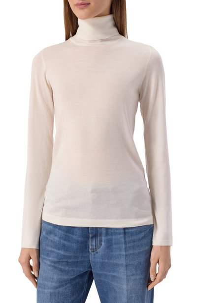 Водолазка из кашемира и шелка BRUNELLO CUCINELLI, арт. M13800063P, фото 3