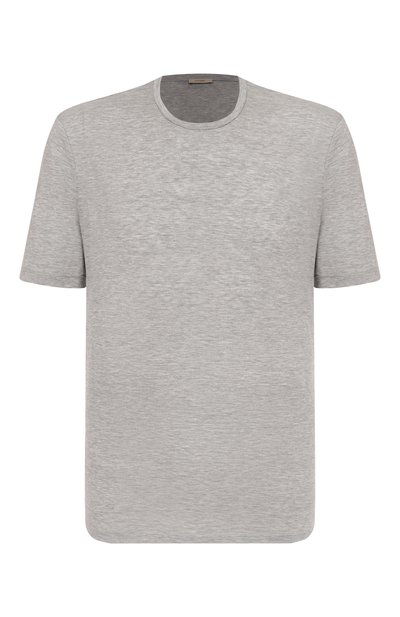 Мужская футболка из шелка и хлопка 12 STOREEZ, арт. 132173