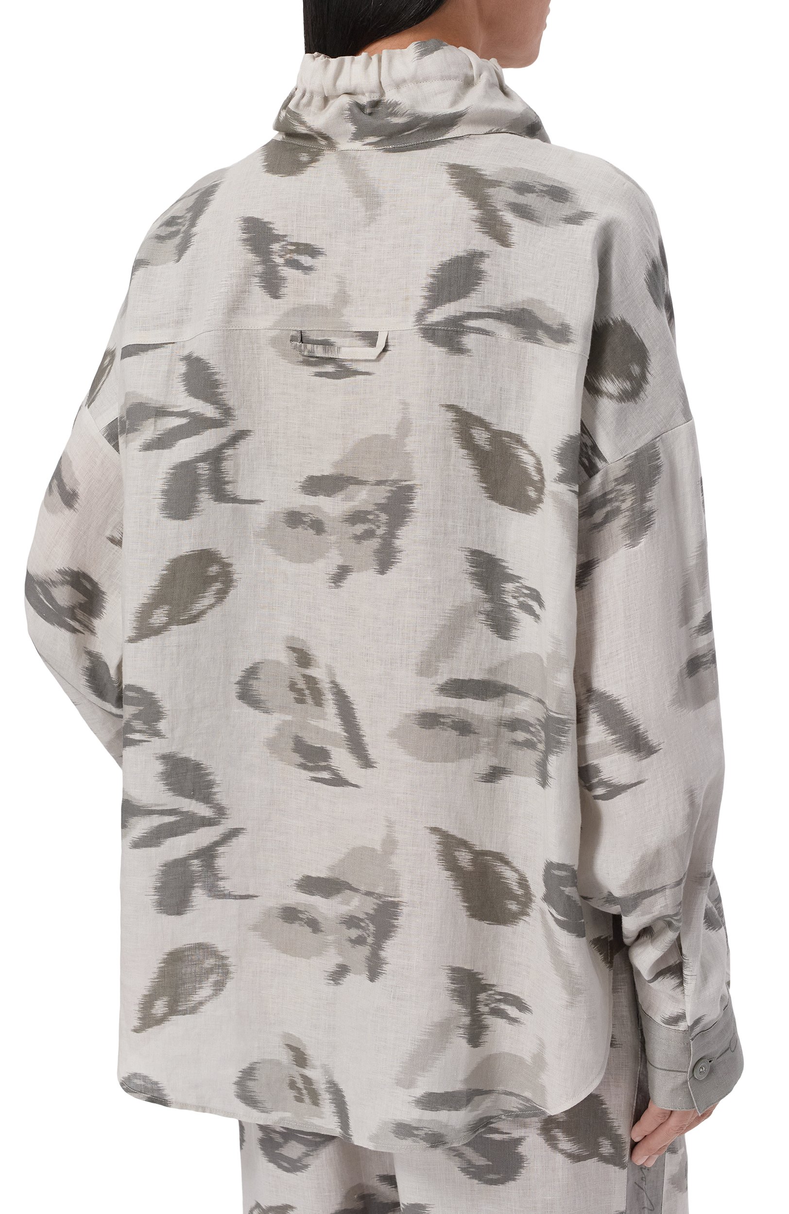 Льняная рубашка EMPORIO ARMANI, арт. EW004950/AF26966, фото 4