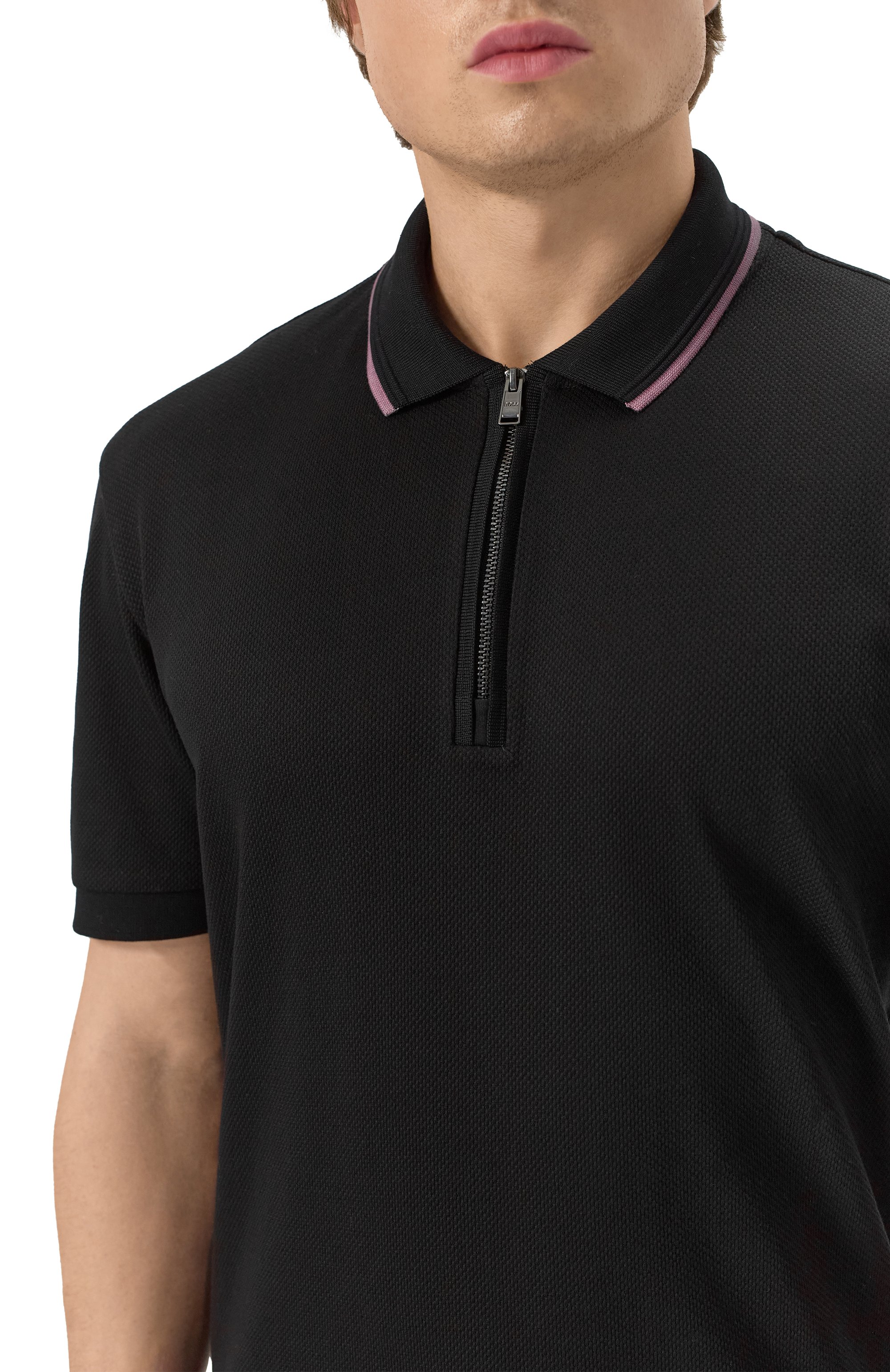 Хлопковое поло BOSS, арт. 50532612, фото 5