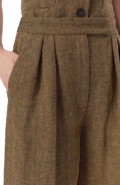 Льняные шорты LORENA ANTONIAZZI темно-бежевого цвета по цене 68750 руб., арт. E2623PA73B/5285, фото 5 Льняные шорты LORENA ANTONIAZZI, арт. E2623PA73B/5285, фото 5