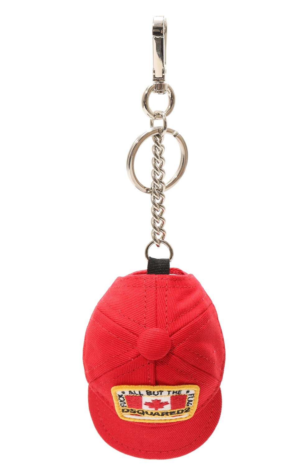 Брелок DSQUARED2 красного цвета по цене 16500 руб., арт. KRM0090 05C00001, фото 1 Брелок DSQUARED2, арт. KRM0090 05C00001, фото 1