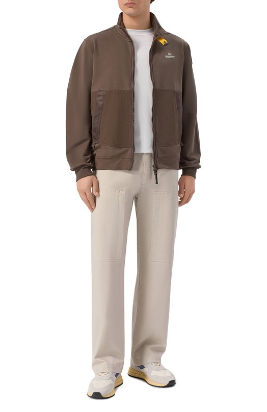 Хлопковая толстовка Parajumpers 26SM-PM FLR E02 Коричневый  26SM-PM FLR E02 Фото 2