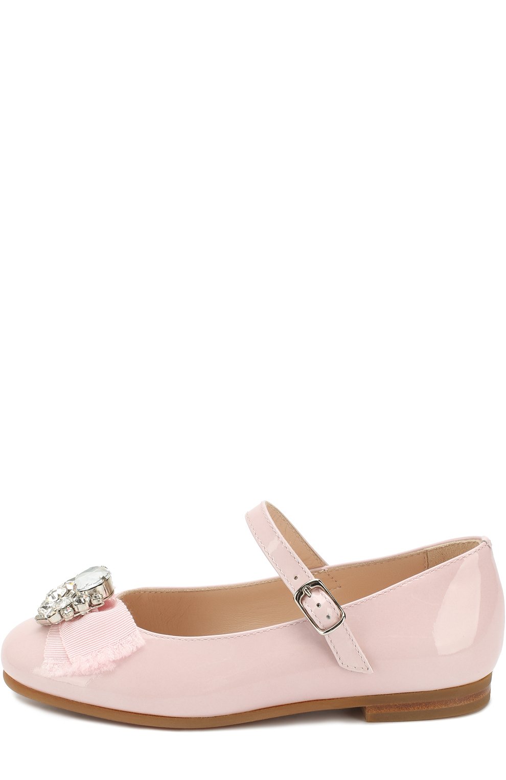 Лаковые туфли с бантом и кристаллами IL GUFO, арт. G362/VIT. VERNICE/27-30, фото 2