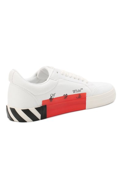 Текстильные кеды vulcanized OFF-WHITE, арт. 0MIA085R21FAB0020116, фото 4