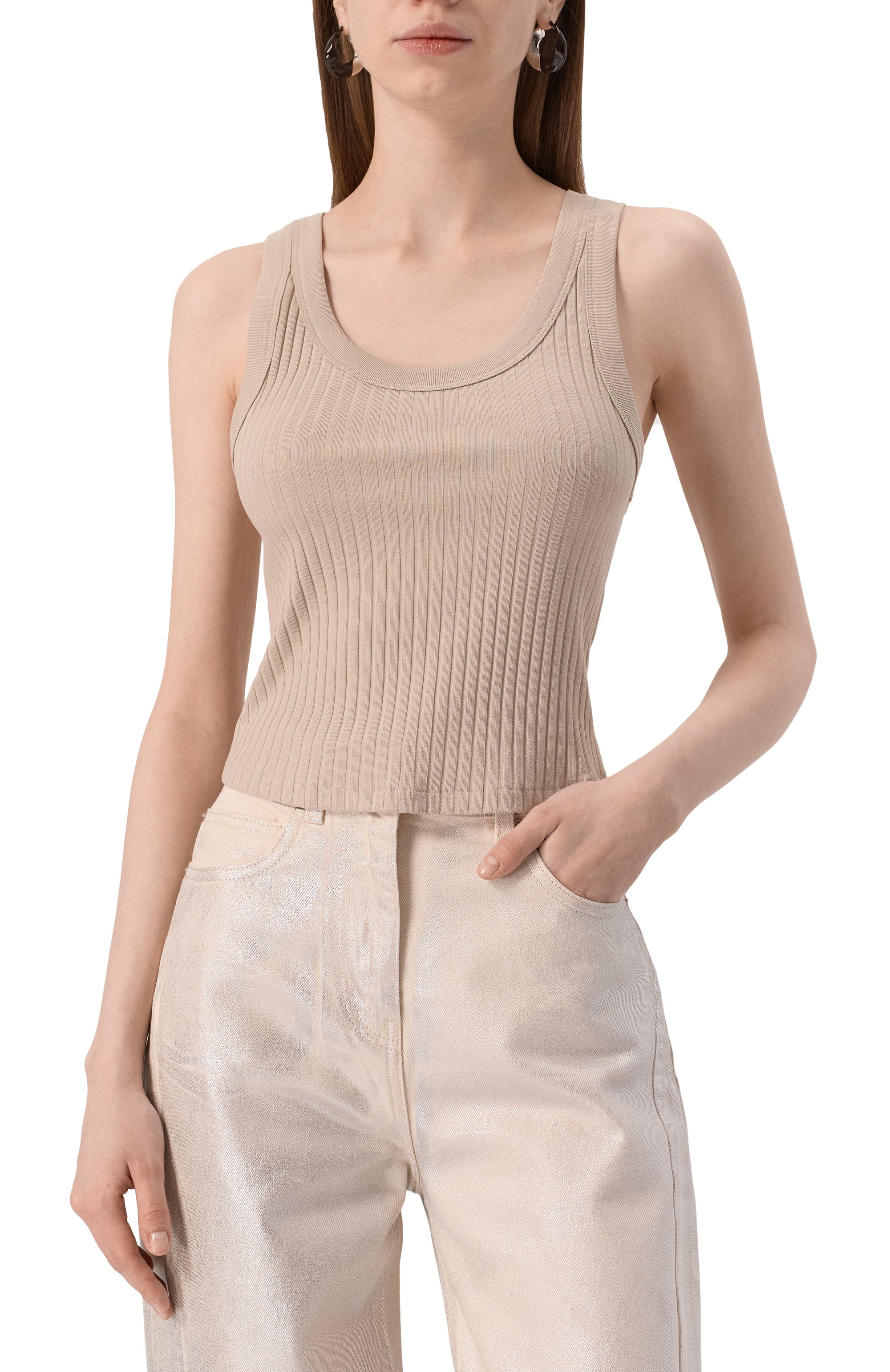 Хлопковая майка IRO, арт. WP19EMMA, фото 3