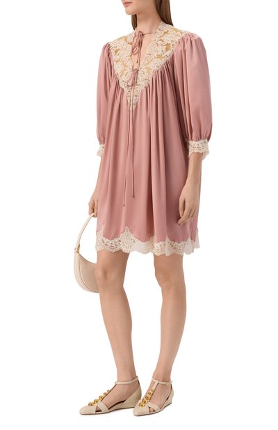Атласное платье CHLOÉ, арт. CH26SR006008, фото 2
