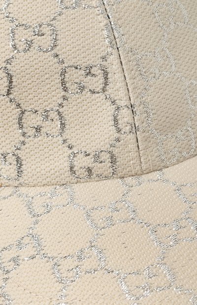Бейсболка GUCCI кремового цвета по цене 46900 руб., арт. 631953 3HK75, фото 4 Бейсболка GUCCI, арт. 631953 3HK75, фото 4