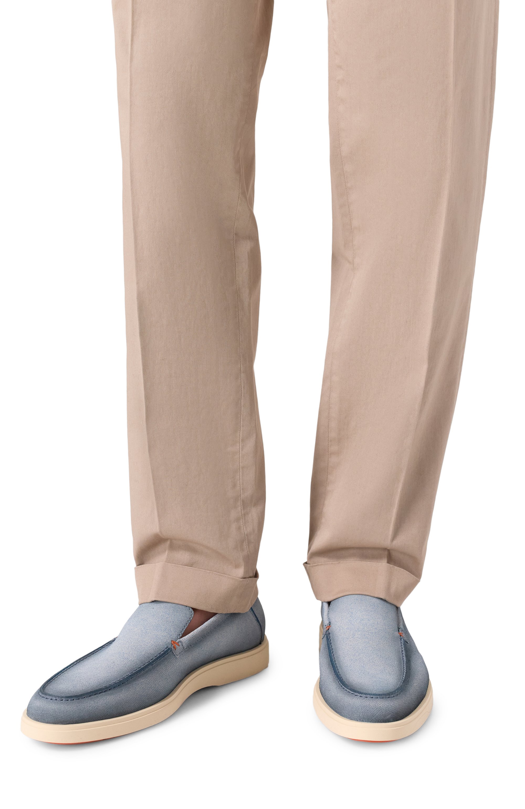 Замшевые лоферы detroit SANTONI, арт. MGDG17824TICBBYC, фото 3