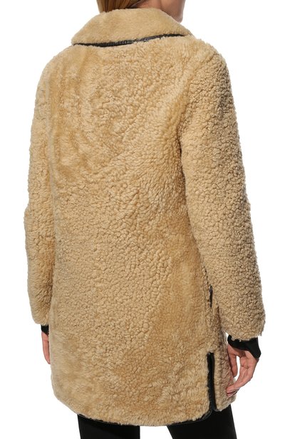 Шуба из овчины SAINT LAURENT, арт. 664277/Y7YE2, фото 4