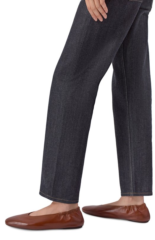 Кожаные балетки Marsell MW8525/P015 Коричневый  MW8525/P015 Фото 2