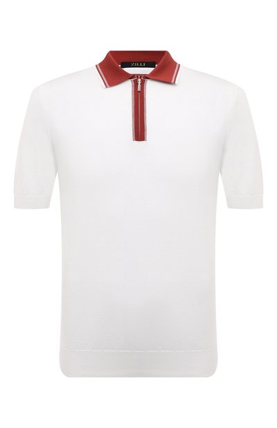 Мужская поло из хлопка и шелка ZILLI, арт. KZP002M0142VUC000M
