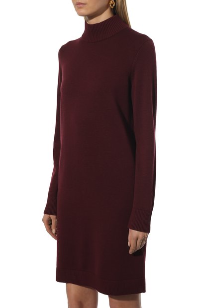 Платье из хлопка и шерсти BOSS, арт. 50436150, фото 3