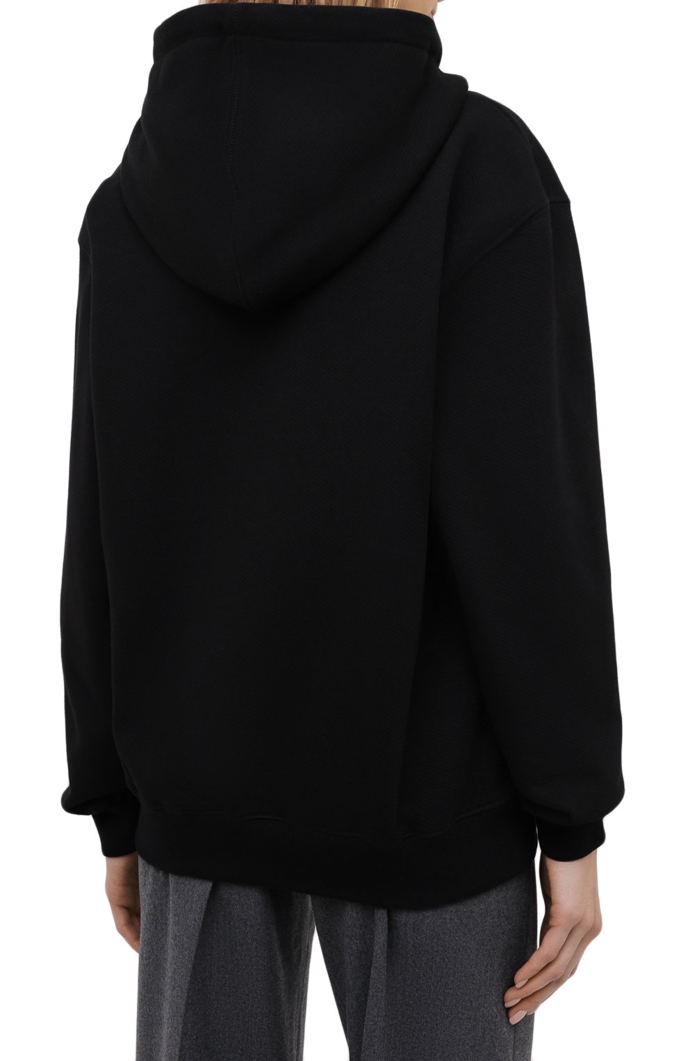 Хлопковое худи OFF-WHITE черного цвета по цене 59850 руб., арт. 0WBB032F20JER0011001, фото 4 Хлопковое худи OFF-WHITE, арт. 0WBB032F20JER0011001, фото 4