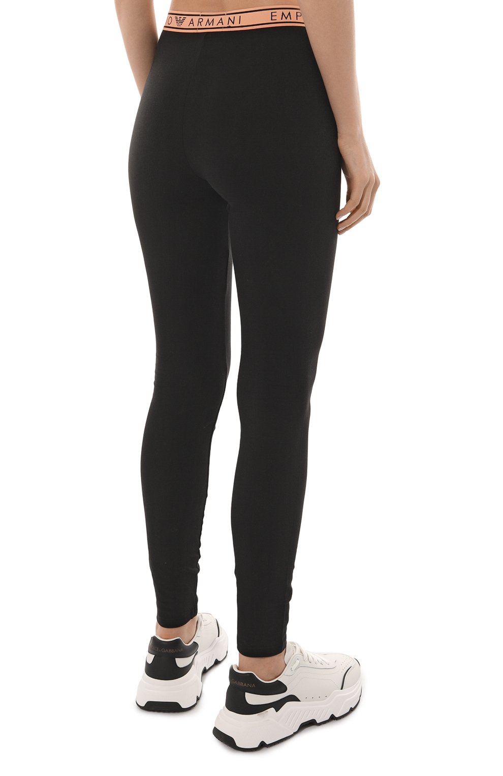 Хлопковые легинсы EMPORIO ARMANI, арт. 164568/3R227, фото 4