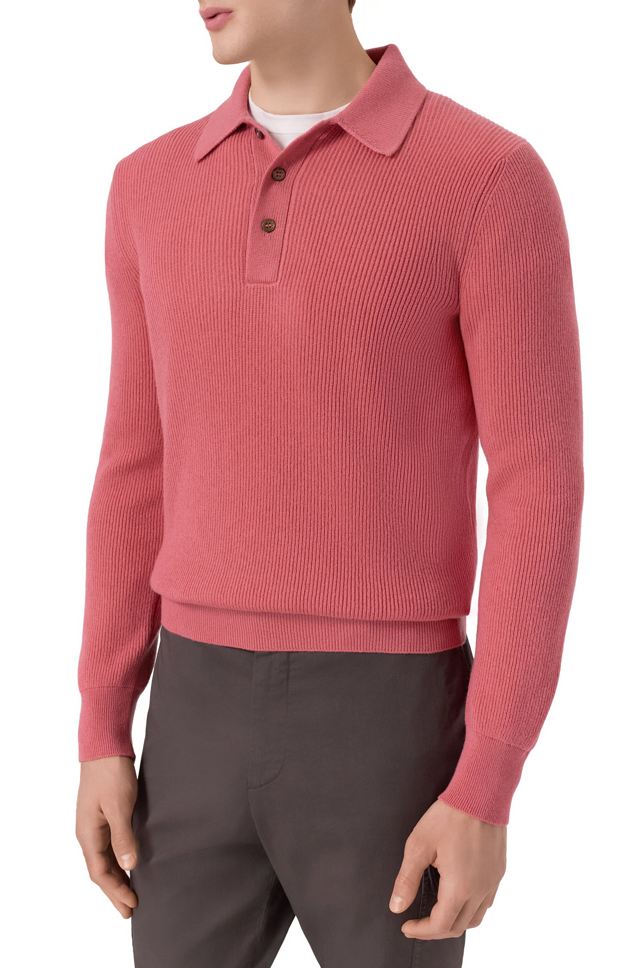 Поло из шерсти и кашемира GRAN SASSO, арт. 57161/19679, фото 3