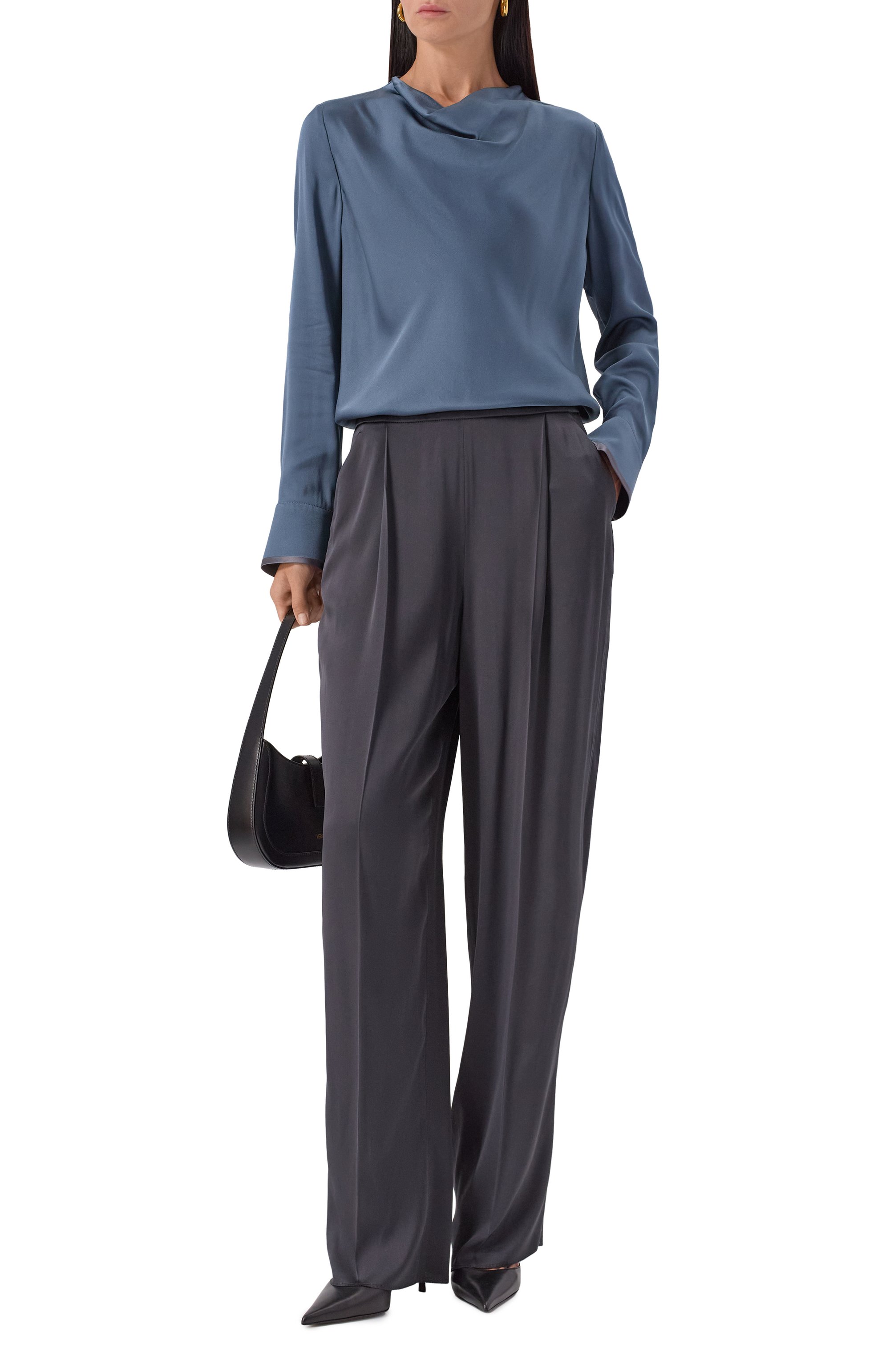 Блузка из вискозы и шелка AGNONA, арт. TT1002E/U5073E, фото 2