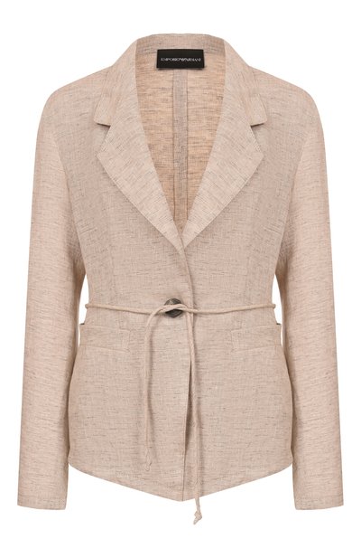 Женский льняной жакет EMPORIO ARMANI, арт. EW003980/TE10381
