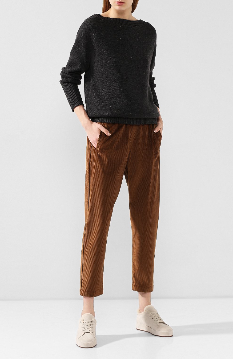 Вельветовые брюки BRUNELLO CUCINELLI, арт. MA104P7176, фото 2