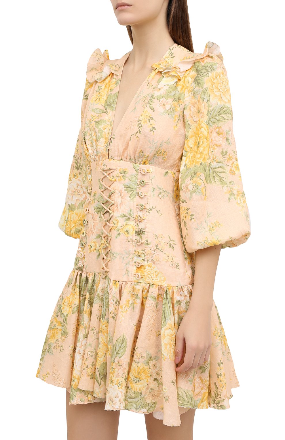 Льняное платье ZIMMERMANN, арт. 8665DAME, фото 3