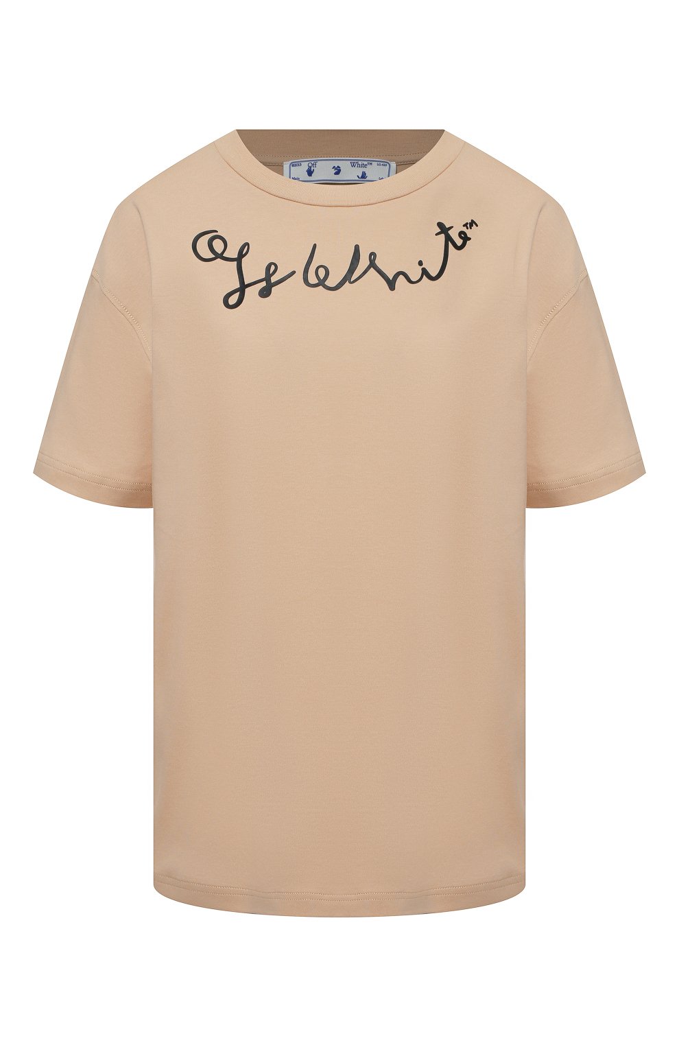 Хлопковая футболка OFF-WHITE, арт. 0WAA089S21JER003, фото 1