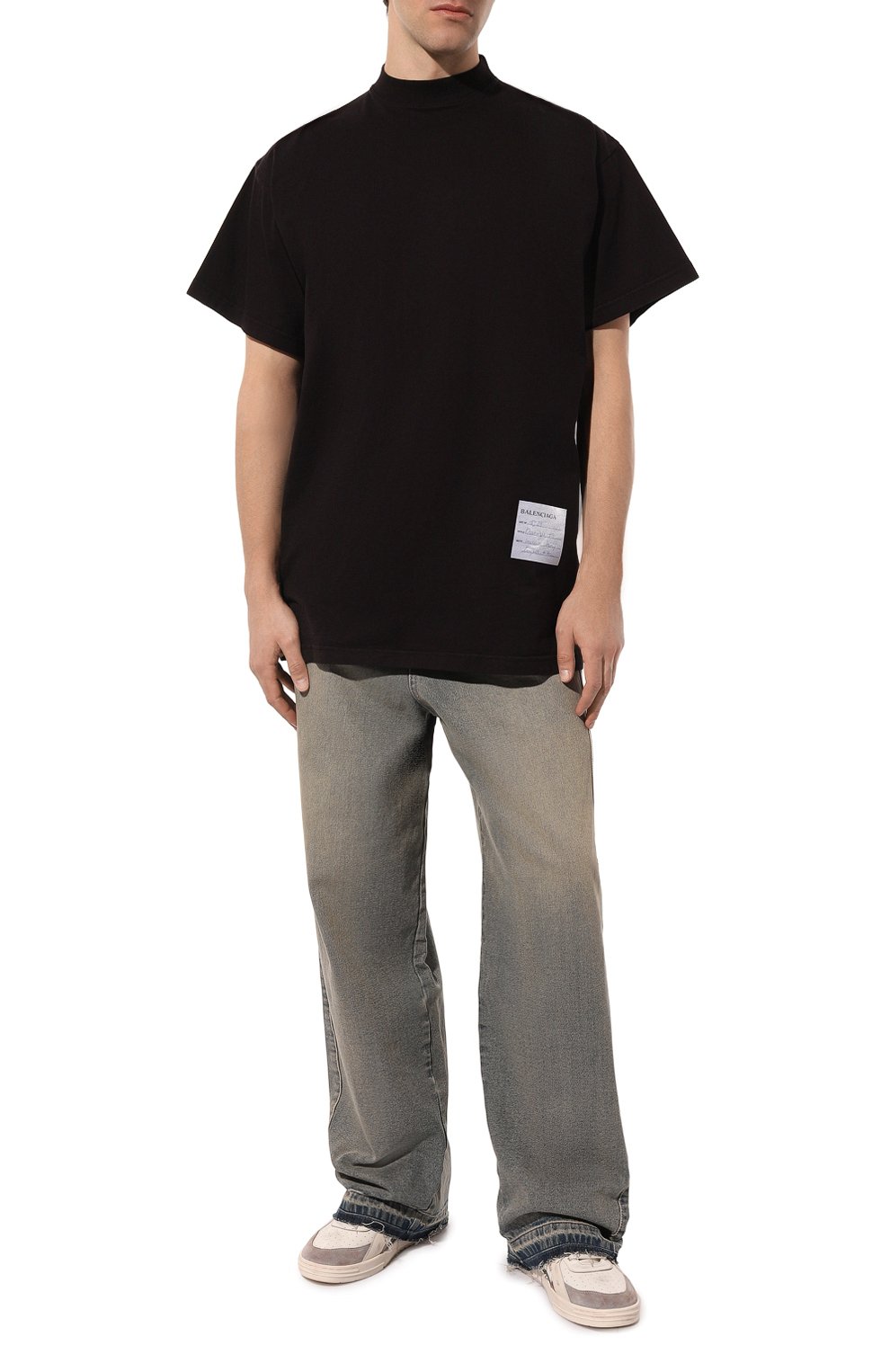 Хлопковая футболка BALENCIAGA, арт. 739028/TPVN4, фото 2