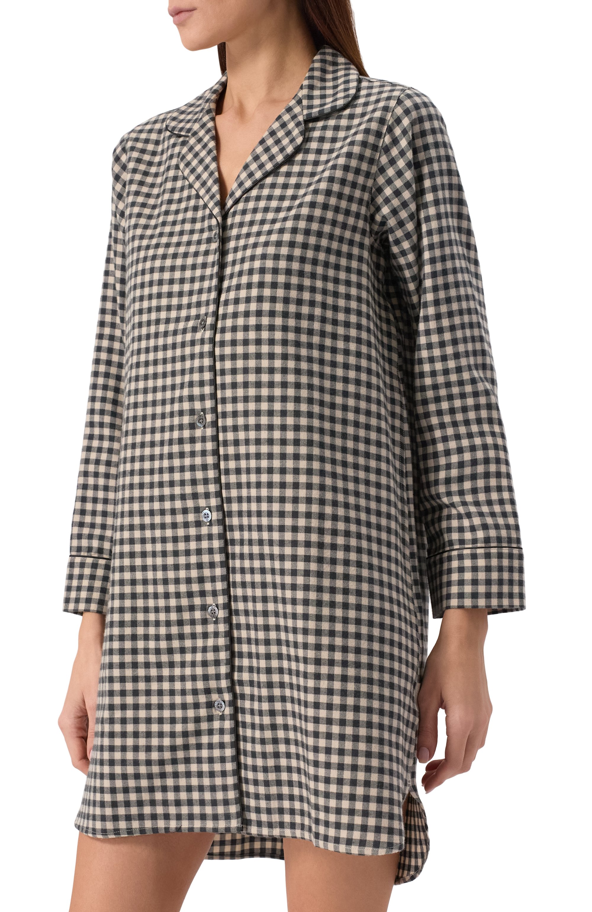 Платье из хлопка и шерсти ZIMMERLI, арт. 4600-15001, фото 3