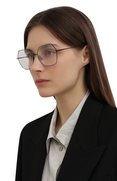 Оправа CAROLINE ABRAM черного цвета по цене 25750 руб., арт. V0LIA 575, фото 2 Оправа CAROLINE ABRAM, арт. V0LIA 575, фото 2