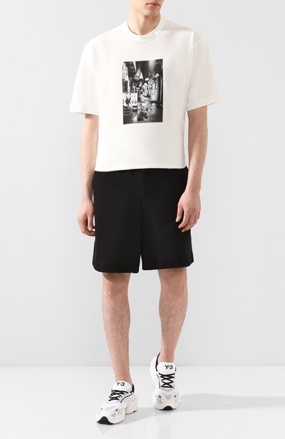 Хлопковая футболка Y-3, арт. FT1373/M, фото 2