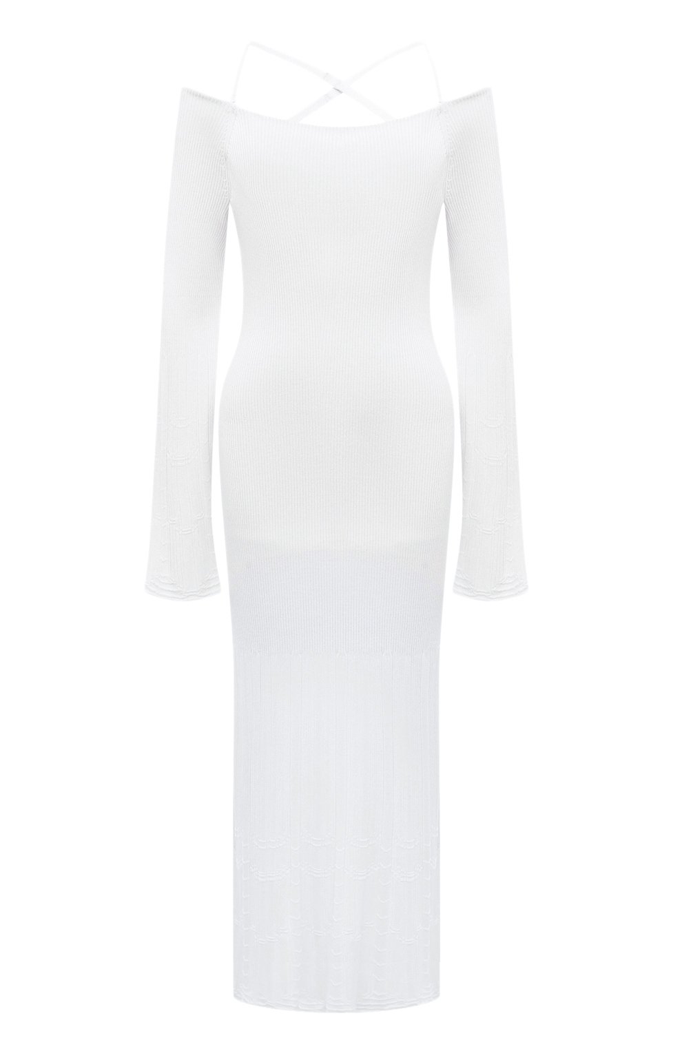 Платье из шелка и вискозы FREEAGE белого цвета по цене 70000 руб., арт. S23.DR054.6077.111, фото 1 Платье из шелка и вискозы FREEAGE, арт. S23.DR054.6077.111, фото 1