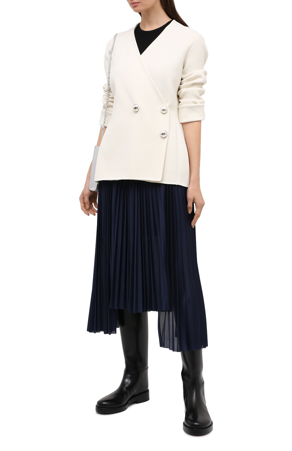 Кардиган из шерсти и вискозы JIL SANDER, арт. JSPR754083-WRY39038, фото 2