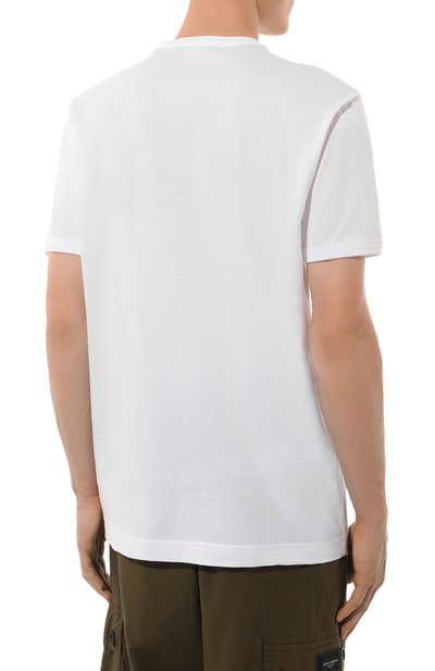 Хлопковая футболка DOLCE & GABBANA, арт. G8RN8Z/G7N4Q, фото 4