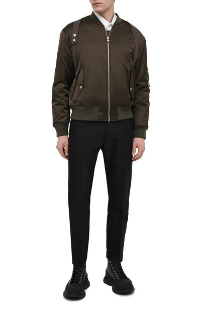 Кожаные ботинки ALEXANDER MCQUEEN, арт. 627206/WHZ62, фото 2