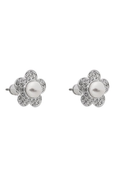 Серьги ariana grande x swarovsky SWAROVSKI серебряного цвета по цене 18350 руб., арт. 5756098, фото 3 Серьги ariana grande x swarovsky SWAROVSKI, арт. 5756098, фото 3
