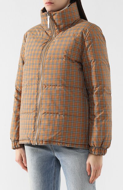 Пуховик с воротником-стойкой BURBERRY, арт. 8003784, фото 3