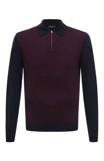 Мужская поло из шерсти и шелка STEFANO RICCI, арт. KE06001AZ1/E23302/ALMIS