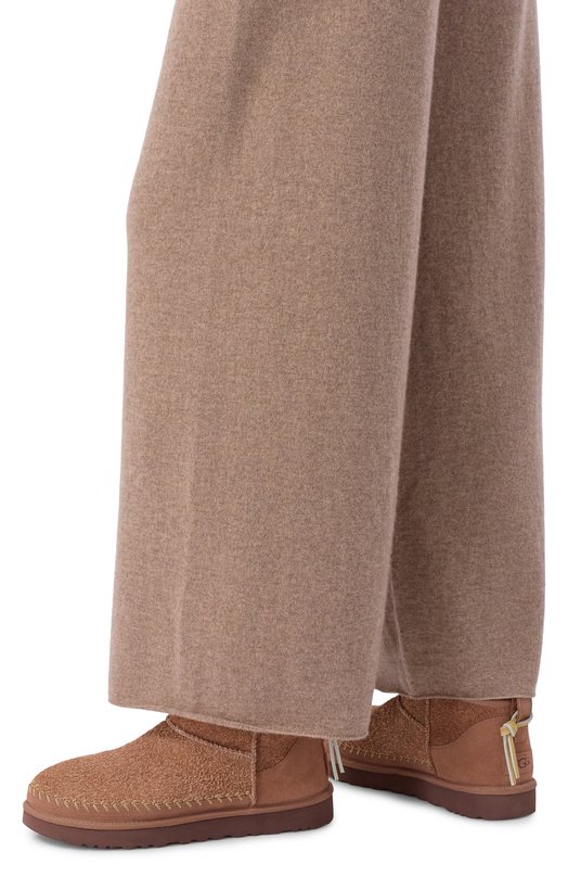 Замшевые ботинки Classic Ultra Mini Biarritz UGG 1171538 Коричневый  1171538 Фото 2