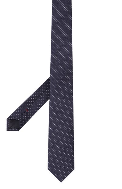 Галстук HUGO темно-синего цвета по цене 7490 руб., арт. 50520645, фото 3 Галстук HUGO, арт. 50520645, фото 3