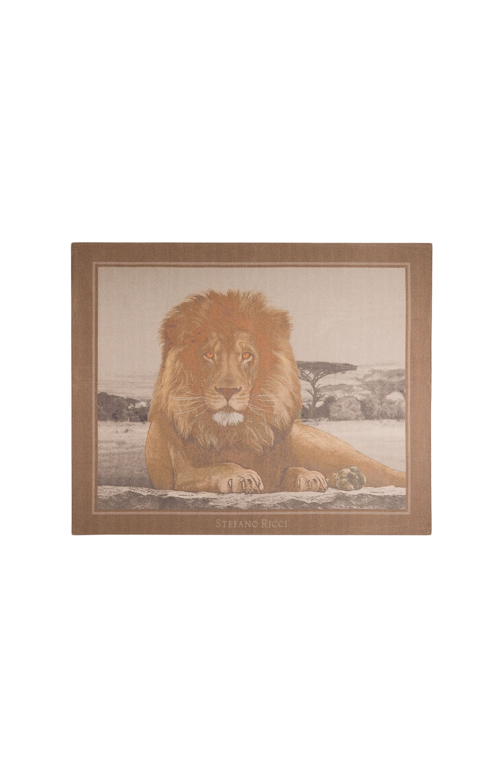 Кашемировое покрывало лев STEFANO RICCI, арт. MWA2500090/7435, фото 3