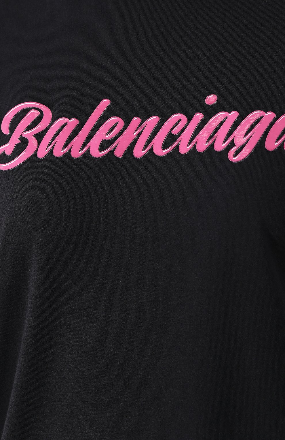 Хлопковая футболка BALENCIAGA темно-серого цвета по цене 31300 руб., арт. 583098/TFV59, фото 5 Хлопковая футболка BALENCIAGA, арт. 583098/TFV59, фото 5