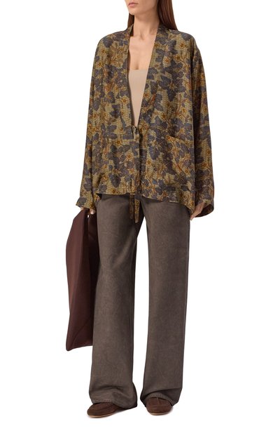 Кимоно UMA WANG хаки цвета по цене 106500 руб., арт. UM6512_1, фото 2 Кимоно UMA WANG, арт. UM6512_1, фото 2