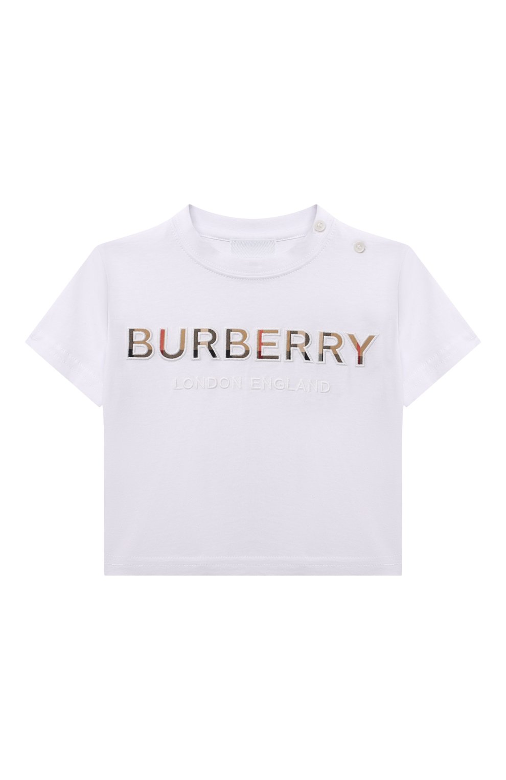 Хлопковая футболка BURBERRY, арт. 8050426, фото 1