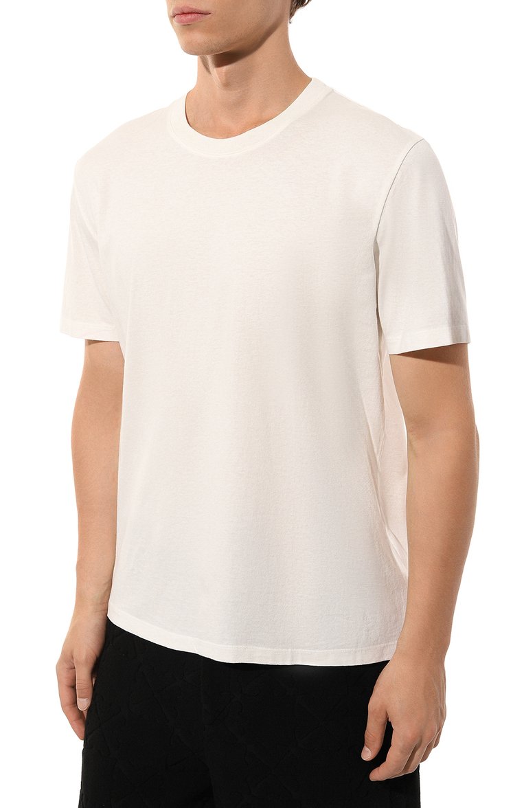 Мужского комплект из трех футболок MAISON MARGIELA кремового цвета, арт. S50GC0687/S23973 | Фото 9 (Региональные ограничения белый список (Axapta Mercury): Не проставлено; Нос: Не проставлено; Принт: Без принта; Материал внешний: Хлопок; Рукава: Короткие; Мужское Кросс-КТ: Футболка-одежда)