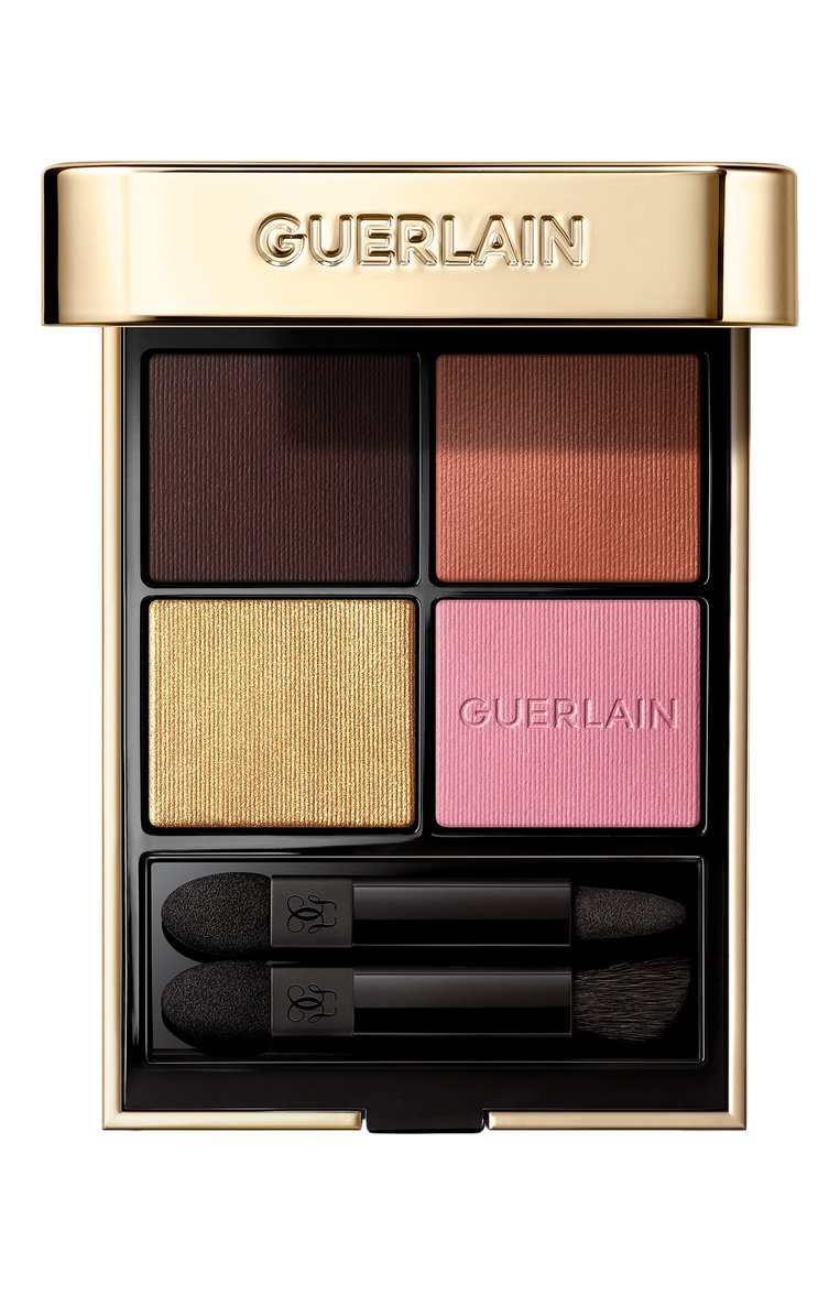 �Тени для век ombres g, оттенок 555 сияющая бабочка (4x1.5g) GUERLAIN  цвета, арт. G043656 | Фото 1 (Тип продукта_макияж: Палетки; Региональные ограничения белый список (Axapta Mercury): Не проставлено; Нос: Не проставлено; Финишное покрытие: Сатиновый, Блестящий)
