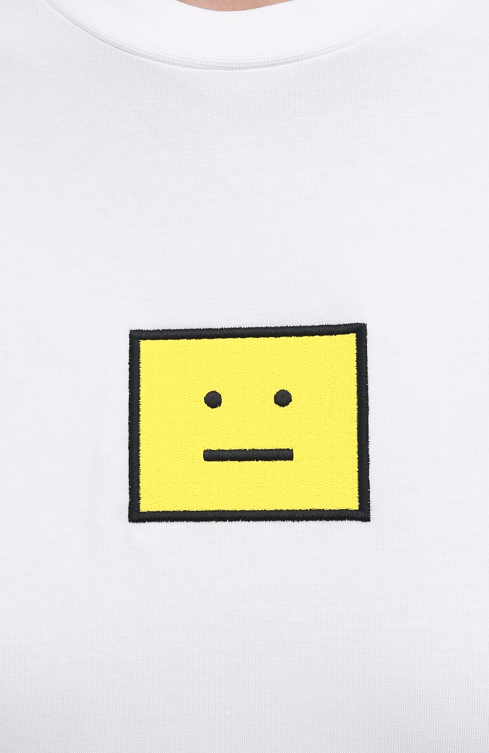 Хлопковая футболка ACNE STUDIOS, арт. CL0101/W, фото 5