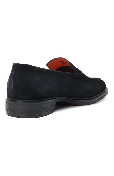 Замшевые п�енни-лоферы easy SANTONI, арт. MGEG18964NEAXGEX, фото 5