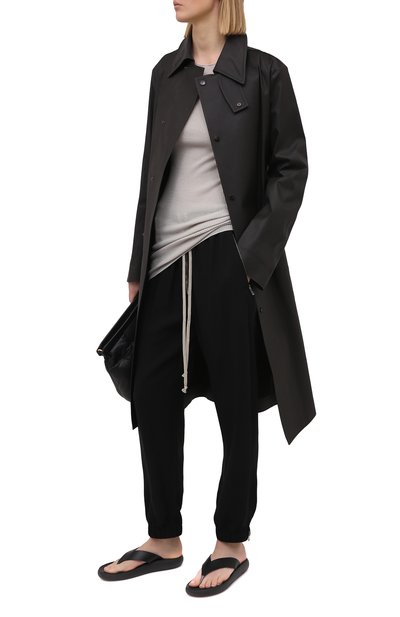 Джоггеры RICK OWENS черного цвета по цене 72000 руб., арт. RP21S3313/Y, фото 2 Джоггеры RICK OWENS, арт. RP21S3313/Y, фото 2
