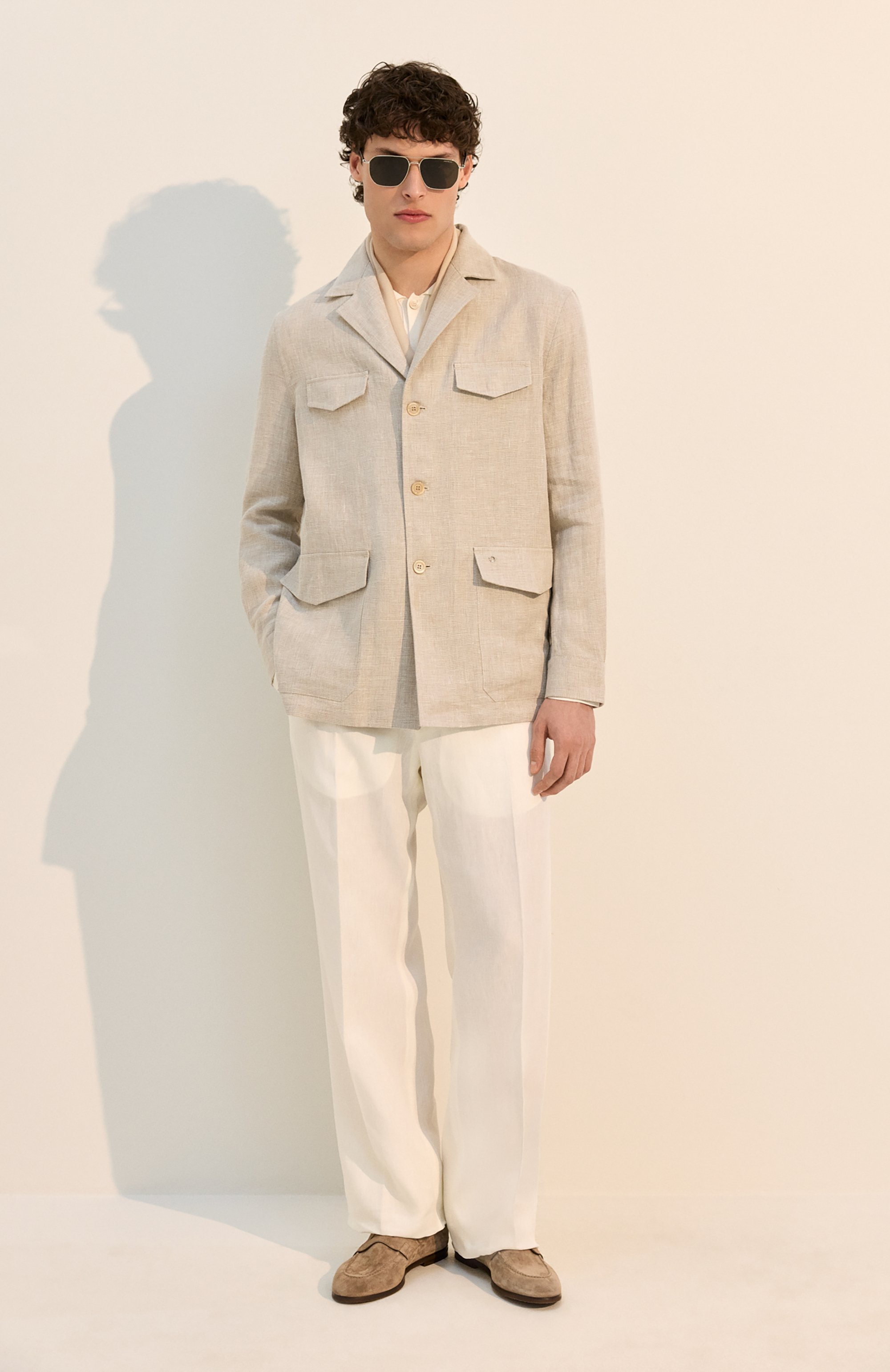 Льняная куртка-рубашка STEFANO RICCI, арт. SP008166/VT0002, фото 6